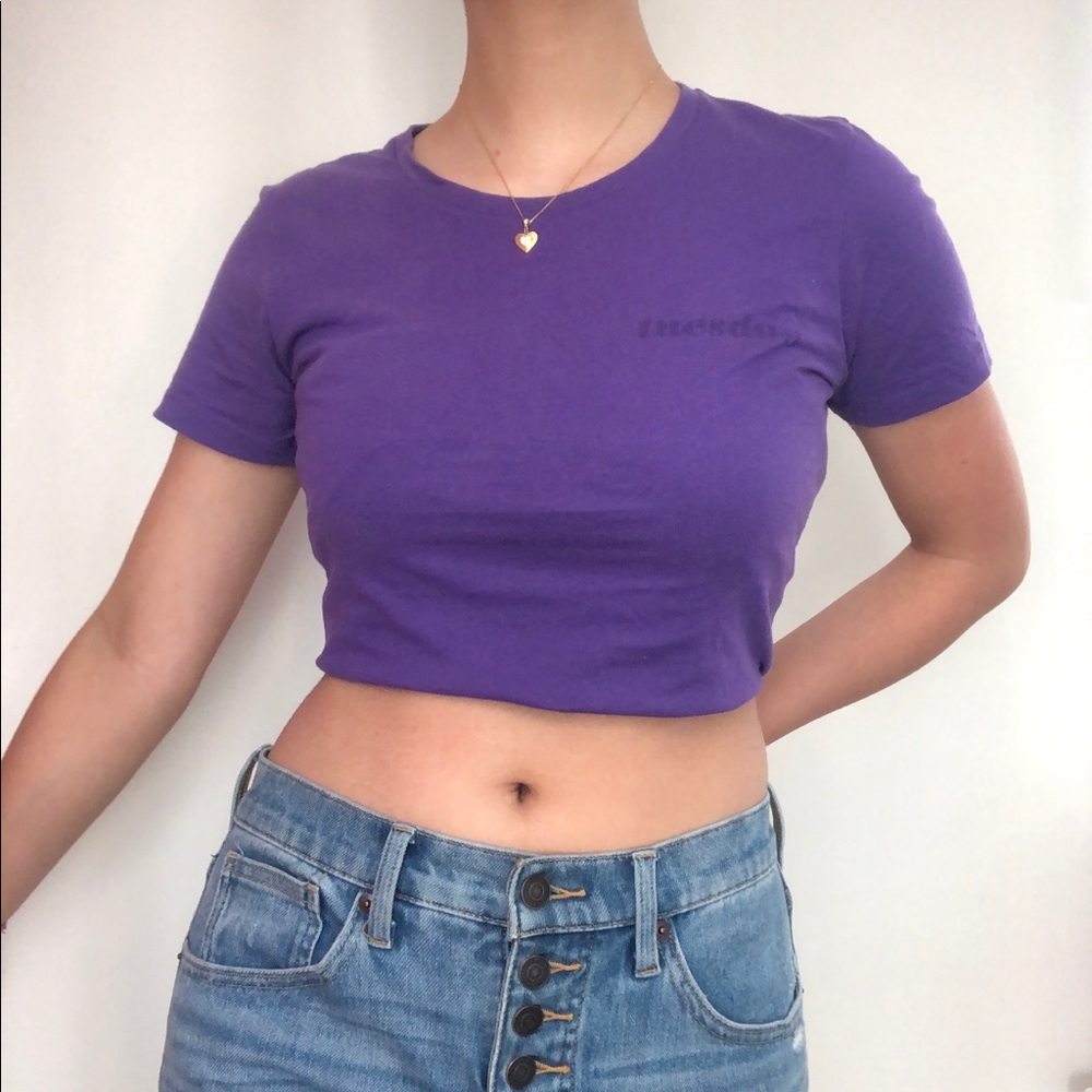 Rare Deadstock Purple “Tuesday” Dolan Twins Merch